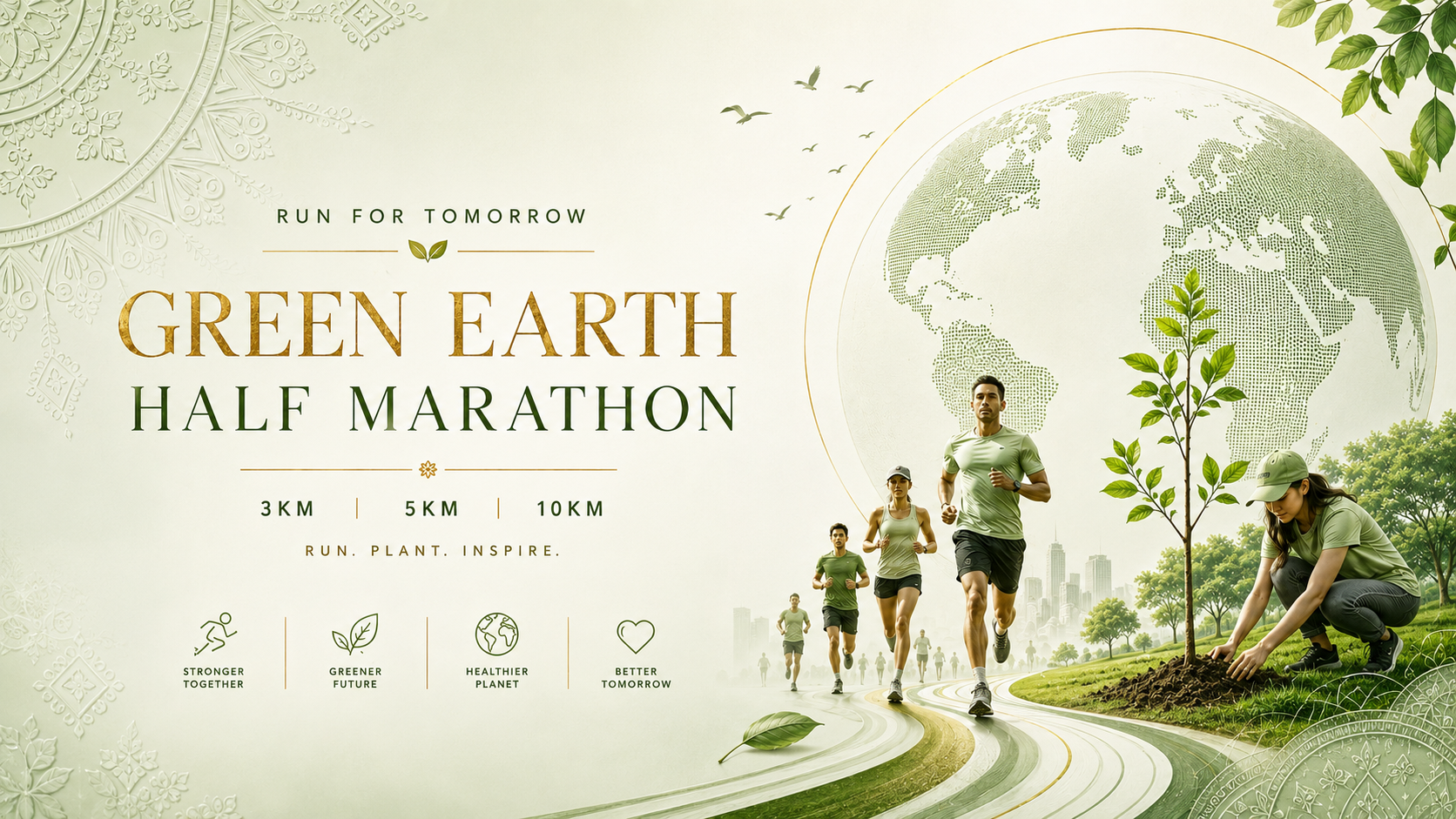 Green Earth Half Marathon — Run. Plant. Inspire. 3K | 5K | 10K